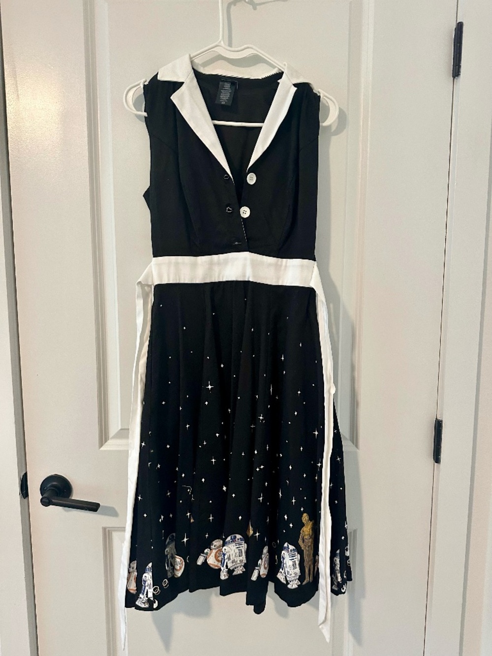 Her Universe Star Wars Droid Retro Dress Small R2-D2 C-3PO BB-8 Disney